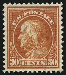 Sale 1034, Lot 393, 1912-16 Washington-Franklin Issues (Scott 405-440)