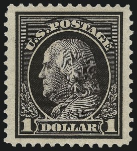 Sale 1034, Lot 396, 1912-16 Washington-Franklin Issues (Scott 405-440)