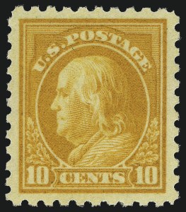 Sale 1034, Lot 440, 1914-17 Washington-Franklin Issues (Scott 441-485)