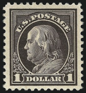 Sale 1034, Lot 455, 1917-20 Washington-Franklin Issues (Scott 486-541)