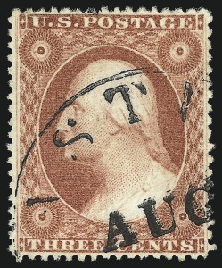 Sale Number 1034, Lot Number 52, 1857-60 Issue and 1875 Reprint (Scott 18-47) Sale Number 1034, Lot Number 52, 1857-60 Issue and 1875 Reprint (Scott 18-47)