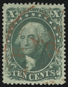 Sale Number 1034, Lot Number 60, 1857-60 Issue and 1875 Reprint (Scott 18-47)
