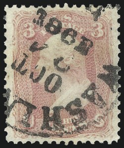 Sale Number 1034, Lot Number 75, 1861-66 Issue (Scott 62B-78) Sale Number 1034, Lot Number 75, 1861-66 Issue (Scott 62B-78)