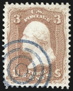 Sale Number 1034, Lot Number 76, 1861-66 Issue (Scott 62B-78)