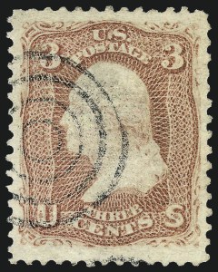 Sale Number 1034, Lot Number 92, 1867-68 Grilled Issue (Scott 79-101)