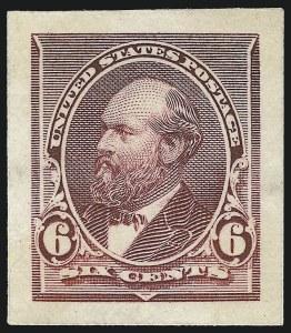 Sale 1037, Lot 1201, Essays and Proofs (1890 Issue thru Columbian Issue), 6c Red Brown, Panama-Pacific Small Die Proof on Wove (224P2a) Sale 1037, Lot 1201, Essays and Proofs (1890 Issue thru Columbian Issue)