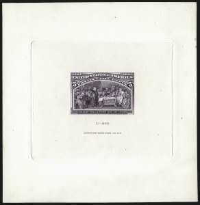 Sale 1037, Lot 1205, Essays and Proofs (1890 Issue thru Columbian Issue)