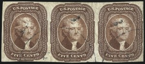 Sale 1037, Lot 1431, 3c-12c 1851-56 Issue (Scott 10-17)