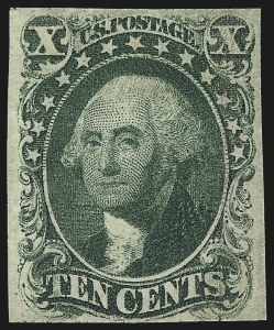 Sale 1037, Lot 1432, 3c-12c 1851-56 Issue (Scott 10-17)