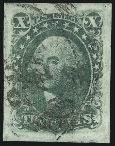 Sale 1037, Lot 1440, 3c-12c 1851-56 Issue (Scott 10-17)