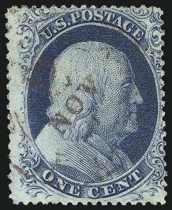 Sale 1037, Lot 1461, 1c 1857-60 Issue (Scott 18-24)