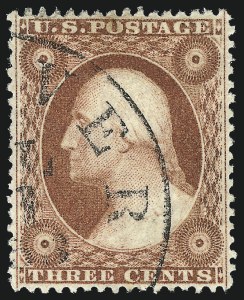 Sale 1037, Lot 1472, 3c-90c 1857-60 Issue (Scott 26-39)