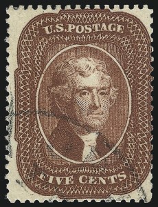 Sale 1037, Lot 1477, 3c-90c 1857-60 Issue (Scott 26-39)