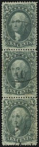 Sale 1037, Lot 1490, 3c-90c 1857-60 Issue (Scott 26-39)