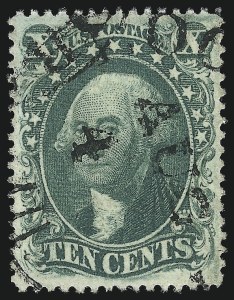 Sale 1037, Lot 1492, 3c-90c 1857-60 Issue (Scott 26-39)