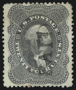 Sale 1037, Lot 1506, 3c-90c 1857-60 Issue (Scott 26-39)