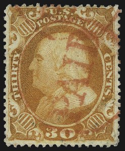 Sale 1037, Lot 1510, 3c-90c 1857-60 Issue (Scott 26-39)