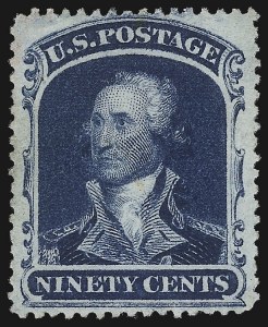 Sale 1037, Lot 1511, 3c-90c 1857-60 Issue (Scott 26-39)