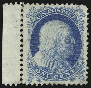 Sale 1037, Lot 1514, 1875 Reprint of 1857-60 Issue (Scott 40-47)