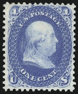 Sale 1037, Lot 1537, 1861-66 Issue (Scott 56-66)