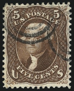 Sale 1037, Lot 1577, 1861-66 Issue (Scott 67-78c)