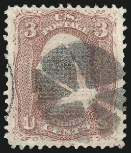 Sale 1037, Lot 1597, 1867-68 Grilled Issue (Scott 79-101)