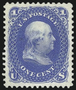 Sale 1037, Lot 1629, 1875 Re-Issue of 1861-66 Issue (Scott 102-111)