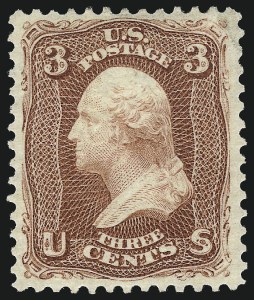 Sale 1037, Lot 1635, 1875 Re-Issue of 1861-66 Issue (Scott 102-111)