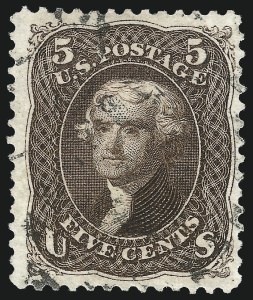 Sale 1037, Lot 1639, 1875 Re-Issue of 1861-66 Issue (Scott 102-111)