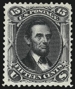 Sale 1037, Lot 1646, 1875 Re-Issue of 1861-66 Issue (Scott 102-111)