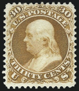 Sale 1037, Lot 1648, 1875 Re-Issue of 1861-66 Issue (Scott 102-111)