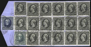 Sale 1037, Lot 1794, 1890-93 Issue (Scott 219-229a)