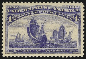 Sale Number 1037, Lot Number 1809, 1893 Columbian Issue, 1c thru 30c (Scott 230-239) Sale Number 1037, Lot Number 1809, 1893 Columbian Issue, 1c thru 30c (Scott 230-239)