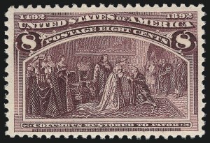 Sale Number 1037, Lot Number 1823, 1893 Columbian Issue, 1c thru 30c (Scott 230-239) Sale Number 1037, Lot Number 1823, 1893 Columbian Issue, 1c thru 30c (Scott 230-239)