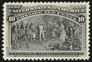 Sale Number 1037, Lot Number 1826, 1893 Columbian Issue, 1c thru 30c (Scott 230-239) Sale Number 1037, Lot Number 1826, 1893 Columbian Issue, 1c thru 30c (Scott 230-239)
