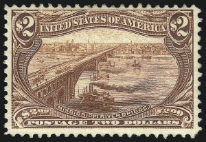 Sale 1037, Lot 1927, 1898 Trans-Mississippi Issue (Scott 285-293), $2.00 Trans-Mississippi (293) Sale 1037, Lot 1927, 1898 Trans-Mississippi Issue (Scott 285-293)