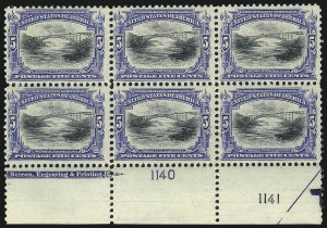 Sale 1037, Lot 1941, 1901 Pan-American Issue (Scott 294-299)