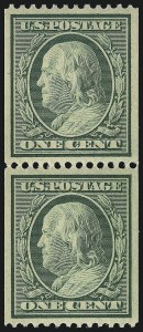 Sale Number 1037, Lot Number 1995, 1908-12 Issues (Scott 338-396) Sale Number 1037, Lot Number 1995, 1908-12 Issues (Scott 338-396)