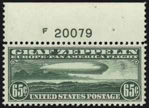 Sale Number 1037, Lot Number 2218, Air Post, Graf Zeppelin Issues (Scott C13-C15, C18) Sale Number 1037, Lot Number 2218, Air Post, Graf Zeppelin Issues (Scott C13-C15, C18)