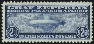 Sale Number 1037, Lot Number 2227, Air Post, Graf Zeppelin Issues (Scott C13-C15, C18) Sale Number 1037, Lot Number 2227, Air Post, Graf Zeppelin Issues (Scott C13-C15, C18)
