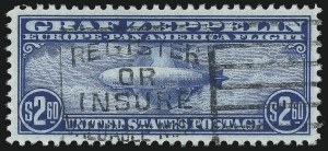 Sale Number 1037, Lot Number 2229, Air Post, Graf Zeppelin Issues (Scott C13-C15, C18) Sale Number 1037, Lot Number 2229, Air Post, Graf Zeppelin Issues (Scott C13-C15, C18)