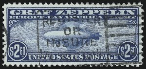 Sale Number 1037, Lot Number 2230, Air Post, Graf Zeppelin Issues (Scott C13-C15, C18) Sale Number 1037, Lot Number 2230, Air Post, Graf Zeppelin Issues (Scott C13-C15, C18)