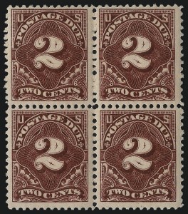 Sale 1037, Lot 2278, Postage Due Featuring Blocks and Plate Blocks (Scott J31-J75)