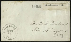 Sale 1037, Lot 2723, Autographs & Free Franks, Colonial, States, Waterway & Ship