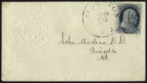 Sale 1037, Lot 2762, Postmasters` Provisional thru 1857 Issue