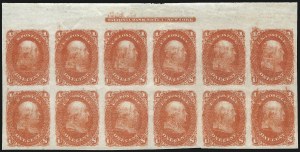 Sale 1040, Lot 1030, Essays and Proofs (Postmasters Provisionals thru 1869 Pictorial Issue)