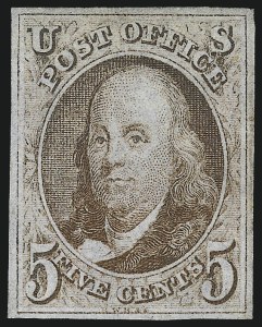 Sale 1040, Lot 1153, 1847 Issue and 1875 Reproduction of 1847 Issue (Scott 1-4)