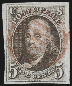 Sale 1040, Lot 1156, 1847 Issue and 1875 Reproduction of 1847 Issue (Scott 1-4)