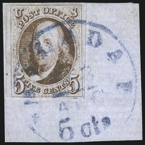 Sale 1040, Lot 1164, 1847 Issue and 1875 Reproduction of 1847 Issue (Scott 1-4)