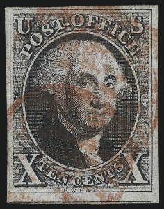 Sale 1040, Lot 1172, 1847 Issue and 1875 Reproduction of 1847 Issue (Scott 1-4)